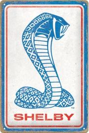 Shelby Cobra Snake. Metalen wandbord in reliëf 20 x 30 cm.