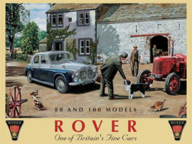 Rover One of Britian's Fine Cars Metalen wandbord 40 x 30 cm