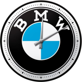 BMW Logo.   Wandklok Ø 31 cm.