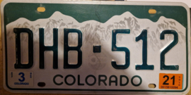 Colorado  Originele License Plate 2