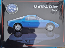 Matra D Jet 1967.  Metalen wandbord 30 x 40 cm.