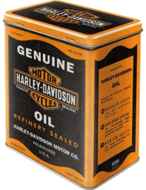 Harley Davidson Genuine Oil.  Bewaarblik.