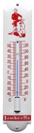 Lambretta Thermometer 6,5 x 30 cm.