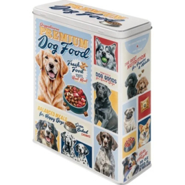 Premium Dog Food bewaarblik