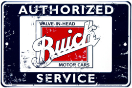 Buick Auhorized Service Aluminium wandbord 30 x 30 cm
