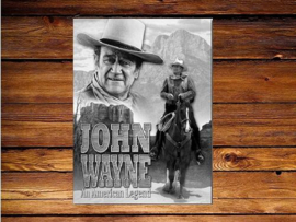 John Wayne American Legend Metalen wandbord 31,5 x 40,5 cm.