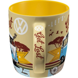 VW Bulli Let's Get Lost Koffiebeker.