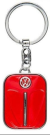 Volkswagen Kever Sleutelhanger Rood.