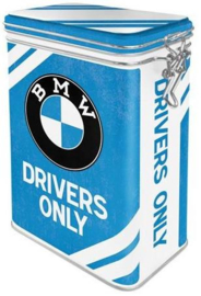 BMW Drivers Only Bewaarblik met beugelsluiting.