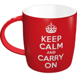Keep Calm And Carry On Koffiemok.