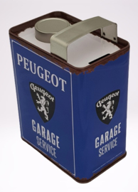 Peugeot Garage..  Spaarpot in oliekan uitvoering.