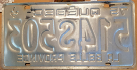 Quebec Originele Canadese license plate (Kentekenplaat).