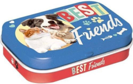 Best Friends.  Mintboxje 4 x 6 x 1,6 cm.