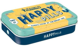 Pepermunt doosje Happy Pills.