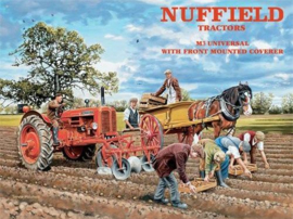 Nuffield Tractors Metalen wandbord 30 x 40 cm