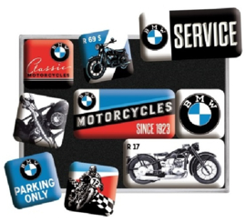 BMW Motorcycles. Koelkastmagneten set a 9 st.