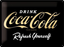 Coca Cola Refresh Yourself  Black Logo Special Edition