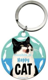 Happy Cat Sleutelhanger