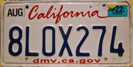 California Originele License Plate – The Golden State