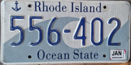 Rhode Island Originele license plate  .