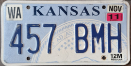 Kansas Originele License Plate