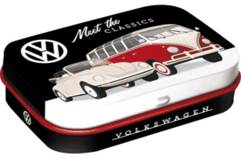 VW Meet The Classics.  Mint boxje 4 x 6 x 1,6 cm.