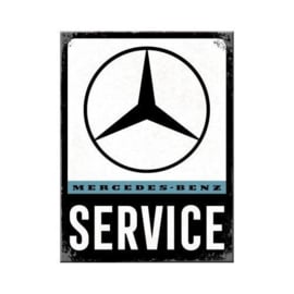 Mercedes Service Koelkastmagneet 8 cm x 6 cm.