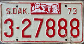 South Dakota Origineele License Plate .