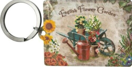 English Flower Garden  Sleutelhanger.