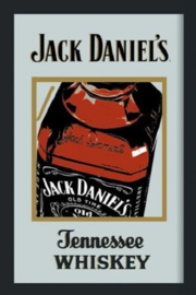 Jack Daniel's.  Spiegel 22 x 32 cm.