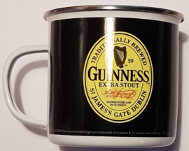 Guinness Extra Stout. Emaille Drinkbeker.