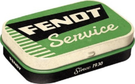 Fendt service.  Pillendoosje 4 x 6 x 1,6 cm.