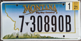 Montana “Big Sky Country” – originele USA kentekenplaat
