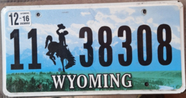 Wyoming Originele License Plate