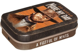 A Fistful of Mints .  Mintboxje 4 x 6 x 1,6 cm.