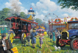 Steam Fair.  Metalen wandbord 30 x 40 cm.