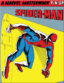 Spiderman Masterwork.  Metalen wandbord 31,5 x 40,5 cm.