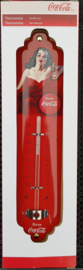 Coca Cola Lady in Red . Thermometer .