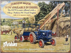 Fordson Major E27N  Metalen wandbord 40 x 30 cm