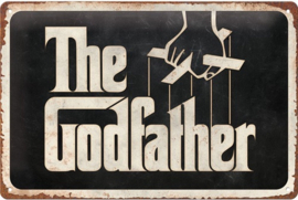 The Godfather Logo.  Metalen wandbord in reliëf 20 x 30 cm.