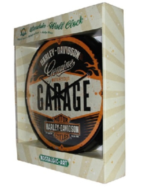 Harley Davidson Garage.  Wandklok 31 cm