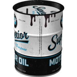 Money Box Oil Barrel BMW.  Superior Motor Oil​.