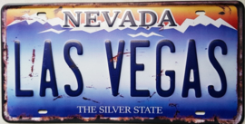 Nevada Las Vegas The Silver State Replica Kentekenplaat  15 x 30 cm.