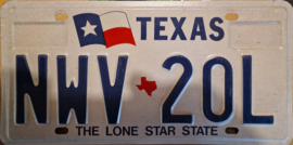 Texas Originele License Plate 2