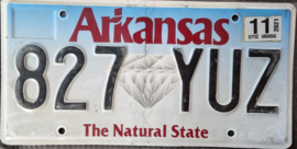 Arkansas Originele license plate