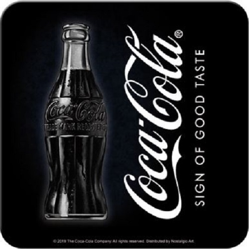 Coca-Cola - Sign Of Good Taste.5 Onderzetters 9 x 9 cm.