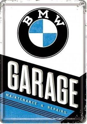 BMW Garage Metalen Postcard 10 x 14 cm