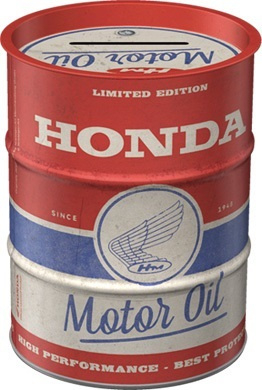 Honda MC Motor Oil. Money Box Oil Barrel .
