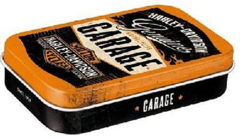 Pepermunt doosje Harley Davidson Garage