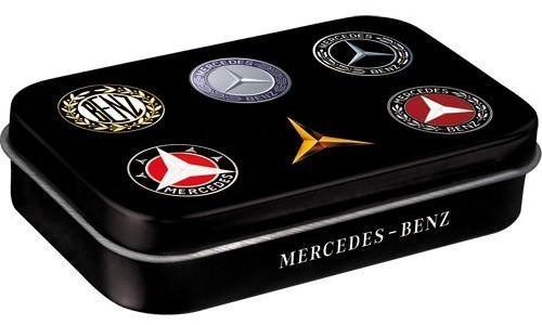 Pepermunt doosje Mercedes Logo's.